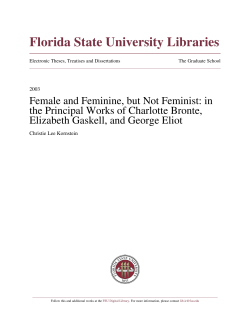 Female And Feminine, But Not Feminist: In The Principal