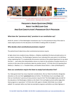 FREQUENTLY ASKED QUESTIONS (FAQS)