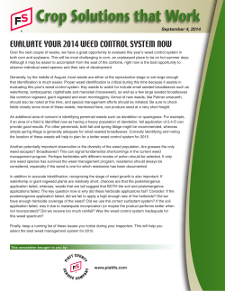 Agronomy Newsletter - Piatt County Service Company