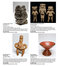 413. Mezcala Figural Head Guerrero, Mexico. Ca