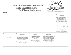 Pre. K Transition Program