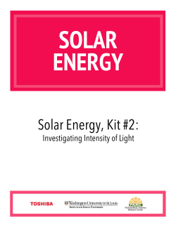 SolarEnergy_Kit#2 - Institute for School Partnership