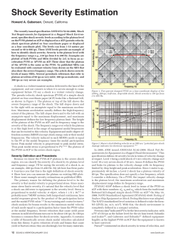 Shock Severity Estimation - Sound and Vibration Magazine