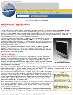 Howstuffworks "How Plasma Displays Work"