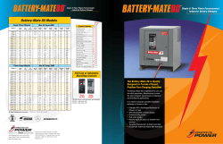 Battery-Mate 80 - AMETEK Prestolite Power