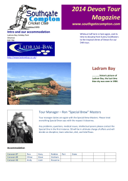 Ladram Bay - Southgate Compton