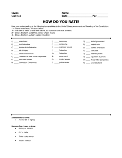 HOW DO YOU RATE! - the jerry perez experiment