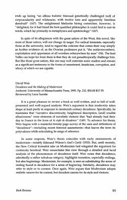 Decadence and the Making of Modernism