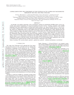 Lower Limits upon the Anisotropy of the Extragalactic Gamma