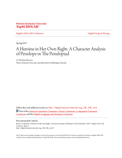 A Heroine in Her Own Right: A Character - TopSCHOLAR