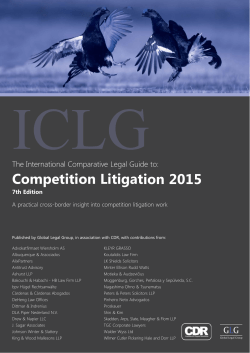 Competition Litigation 2015