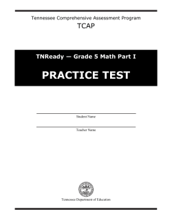 practice test - Claiborne County Schools