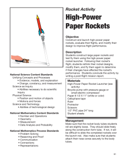 NASA High Powered Rocket
