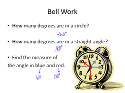Bell Work