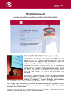 Conference storyboard