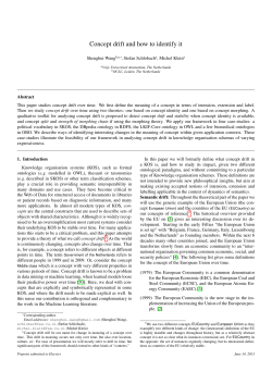 Concept drift and how to identify it
