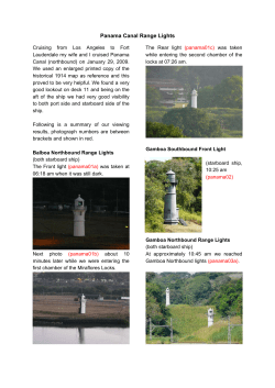 Panama Canal Range Lights