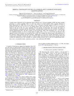ORBITAL CONSTRAINTS ON THE &beta; Pic INNER PLANET