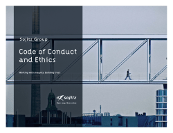 Sojitz Group Code of Conduct and Ethics PDF[PDF：4.31MB]