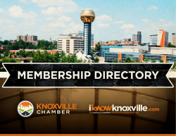 The Knoxville Chamber Salutes Our