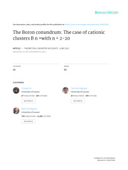 The Boron conundrum: The case of cationic clusters B n +with n = 2-20