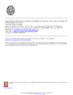 Civil rights for Latinos and Non-Black groups