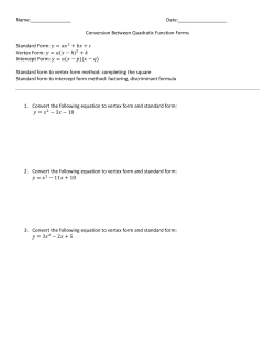 Converting quadratic forms