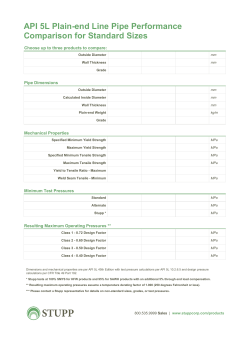 Stupp Pipe Comparison