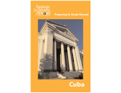 Preparing to Study Abroad - IFSA