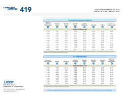 TO DOWNTOWN LOS ANGELES 5:25 5:31 5:37 5:42 5:47 6:29 6:35