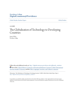 The Globalization of Technology to Developing Countries