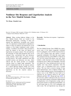 Nonlinear Site Response and Liquefaction Analysis in the New
