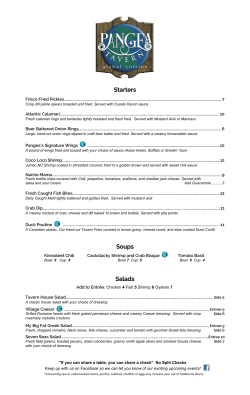 Starters Soups Salads