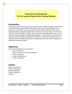 Flowchart/Storyboards