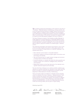 Materials Science researchers at Chalmers