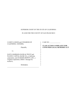 superior court of the state of california in and for the