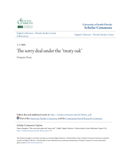 The sorry deal under the "treaty oak"