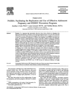 PASHA - Sociometrics Corporation