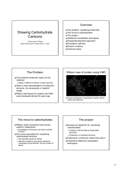 Drawing Carbohydrate Cartoons