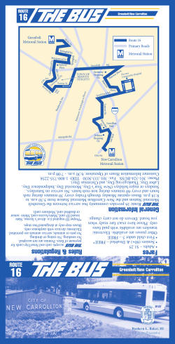 Route 16 - Prince George`s County, MD