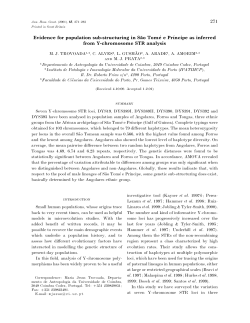 Evidence for population sub‐structuring in S&atilde;o Tom&eacute; e Pr&iacute;ncipe as