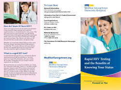 Rapid HIV Testing and the Benefits of Knowing