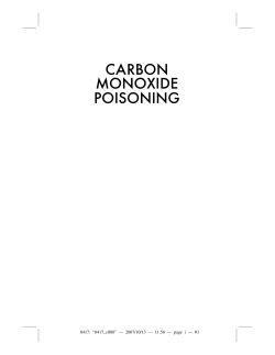 carbon monoxide poisoning