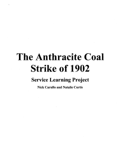 The Anthracite Coal Strike of 1902