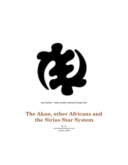 the akan, other africans and their connection