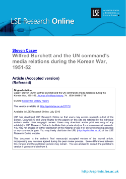 Burchett`s Korean War
