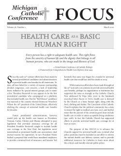 Health Care as a Basic Human Right