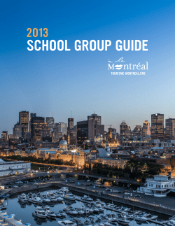 2013 school group guide