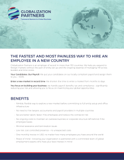 the fastest and most painless way to hire an employee in a new