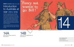 Chapter 14 Introduction to Australia at war